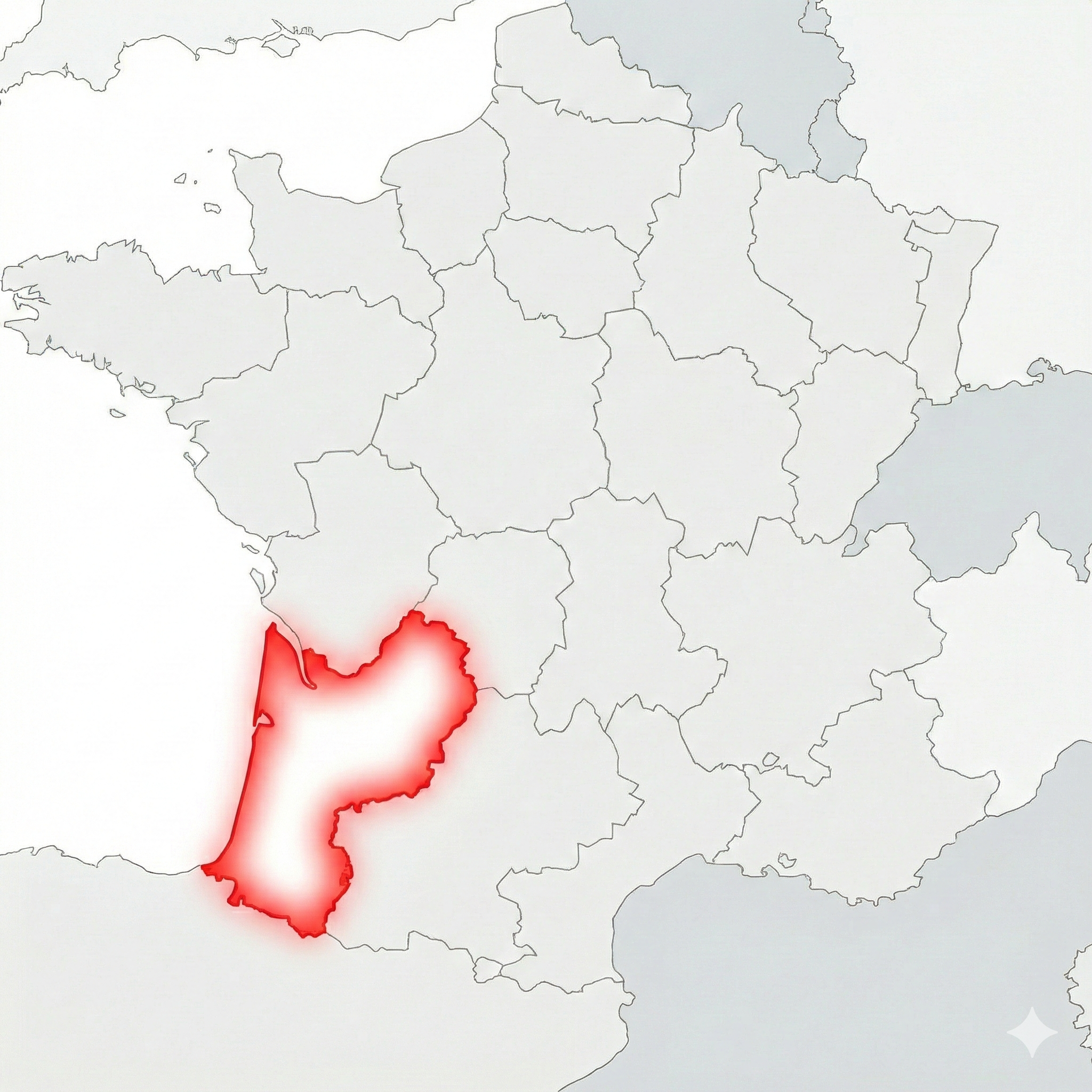 Carte zone intervention Aquitaine
